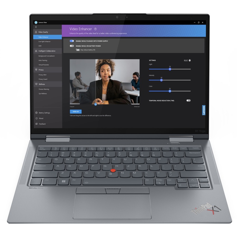 Lenovo ThinkPad X1 Yoga Gen 8 21HQ000BUS 14" Touchscreen Convertible 2 in 1 Notebook - WUXGA - Intel Core i7 13th Gen i7-1365U - vPro Technology - Intel Evo Platform - 16 GB - 512 GB SSD - English Keyboard - Storm Gray