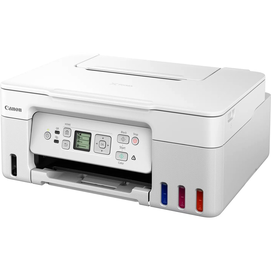 Canon PIXMA G3270 Wireless MegaTank Inkjet Multifunction Printer - Color - White