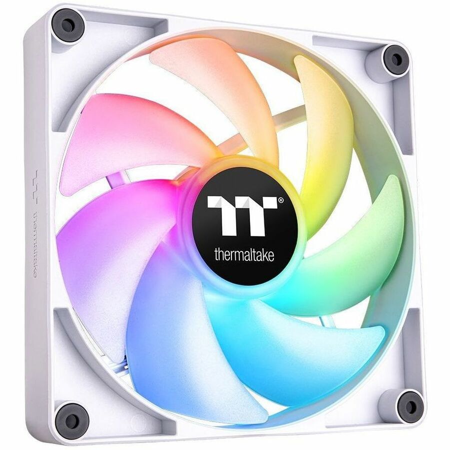 Thermaltake CT120 ARGB Sync PC Cooling Fan White (2-Fan Pack), 5V