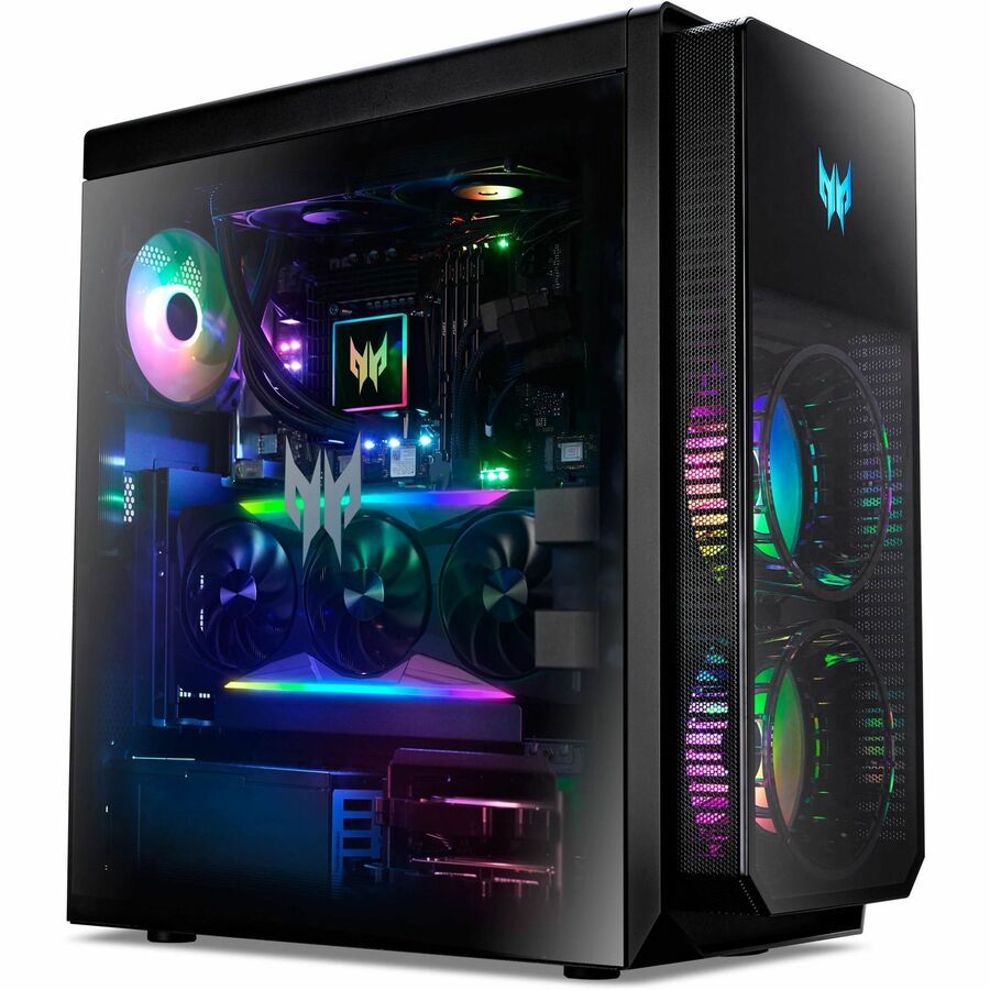 Acer Predator Orion 7000 PO7-650 PO7-650-UR11 Gaming Desktop Computer - Intel Core i7 13th Gen i7-13700KF - 32 GB - 2 TB HDD - 1 TB PCI Express SSD