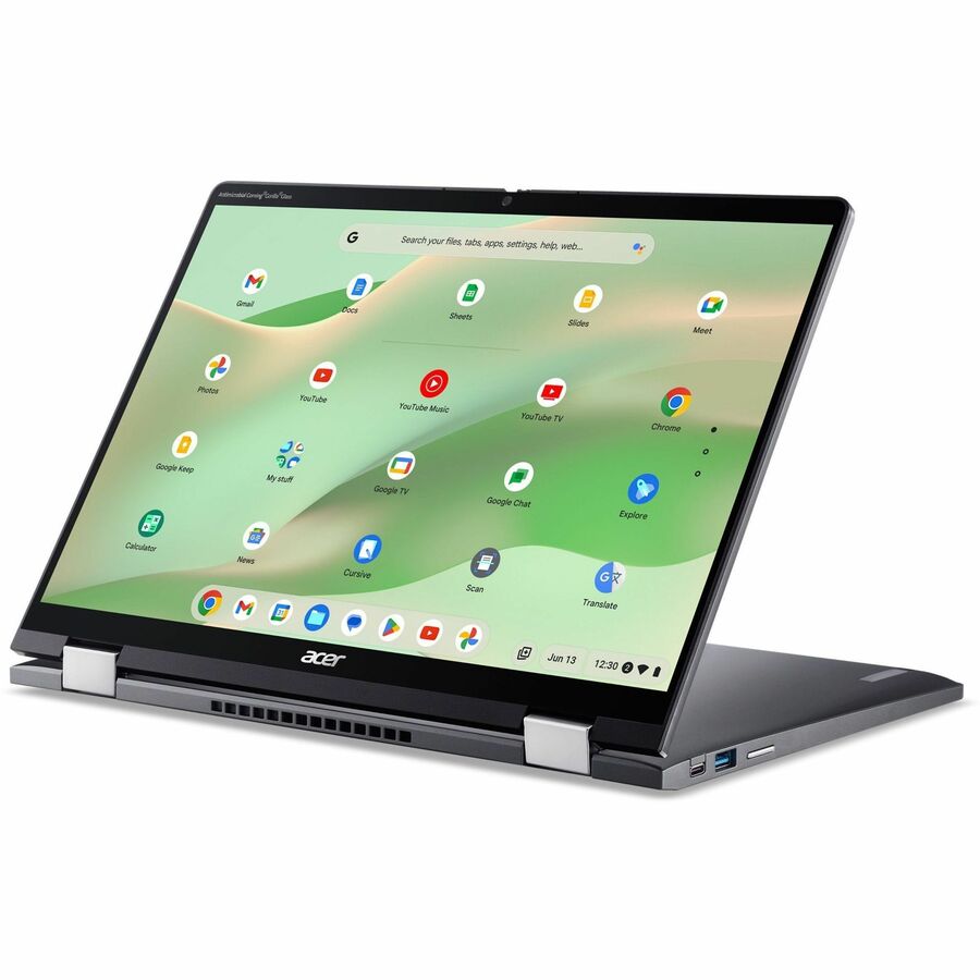 Acer Chromebook Spin 714 CP714-2W CP714-2W-56B2 14" Touchscreen Convertible 2 in 1 Chromebook - WUXGA - Intel Core i5 13th Gen i5-1335U - 8 GB - 256 GB SSD - English (US) Keyboard - Steel Gray