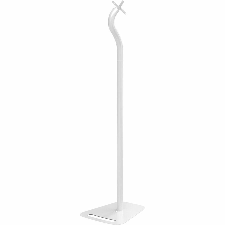 CTA Digital Premium Security Swan Neck Floor Stand with VESA Plate (White)