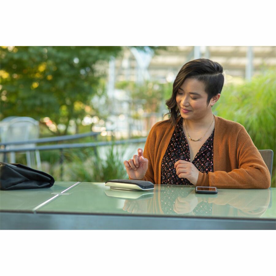 Poly Sync 20+ Speakerphone - Wired/Wireless Bluetooth - 3 Microphone(s) - 40 mm Speaker(s) - Silver