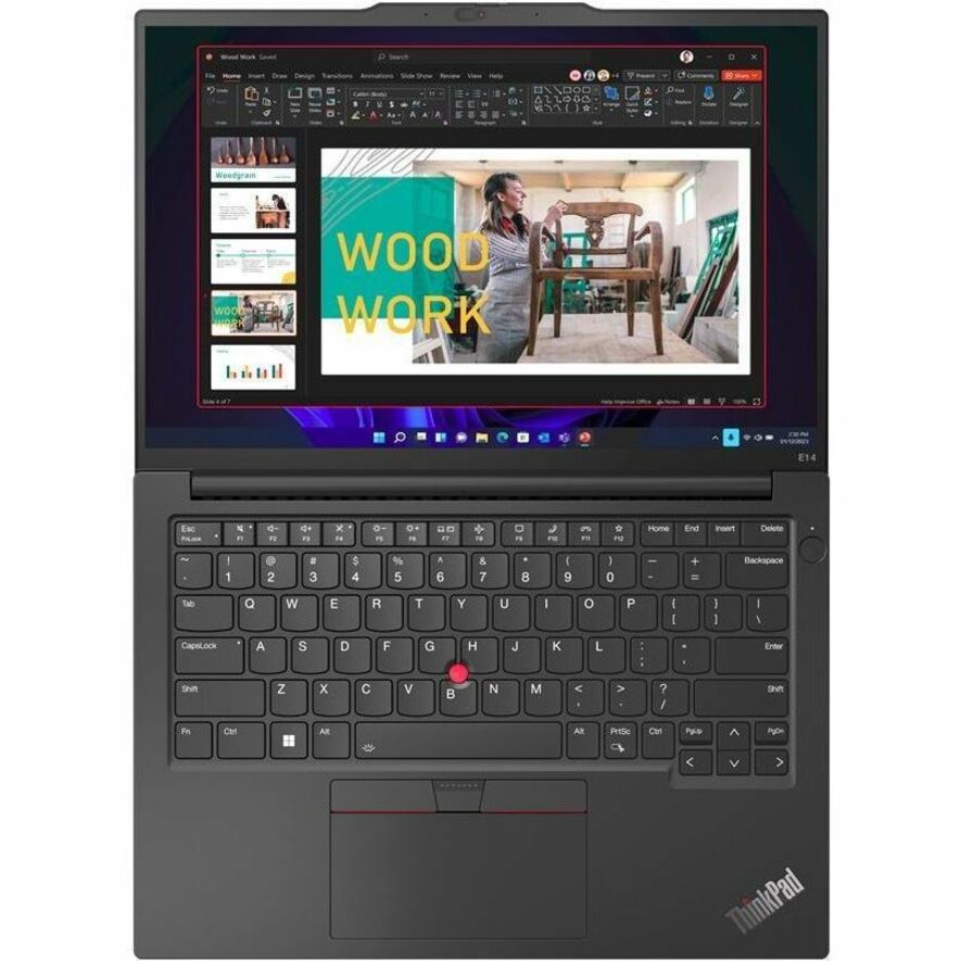 Lenovo ThinkPad E14 Gen 5 21JR0018US 14" Touchscreen Notebook - WUXGA - 1920 x 1200 - AMD Ryzen 7 7730U Octa-core (8 Core) 2 GHz - 16 GB Total RAM - 8 GB On-board Memory - 512 GB SSD - Graphite Black