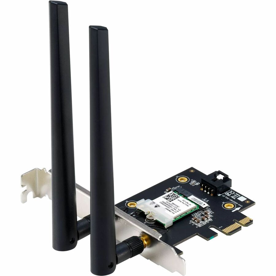 Asus PCE-AXE5400 IEEE 802.11ax Bluetooth 5.2 Tri Band Wi-Fi/Bluetooth Combo Adapter for Computer