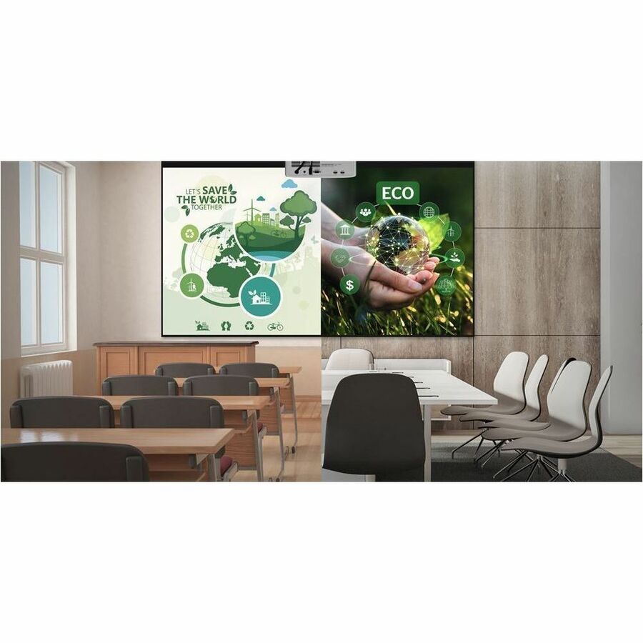 Optoma ZW350e 3D DLP Projector - 16:10 - Portable - White