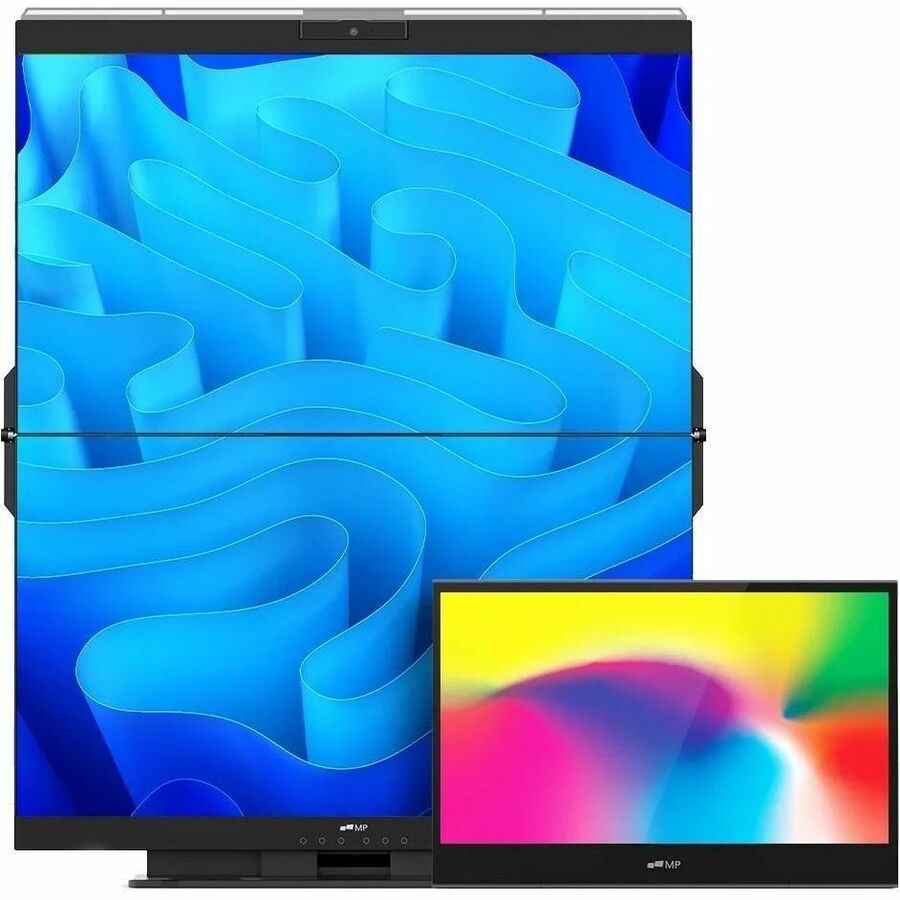 Mobile Pixels Geminos T 24" Dual-Stacked 1080p Monitors with Multi-Touch and Webcam