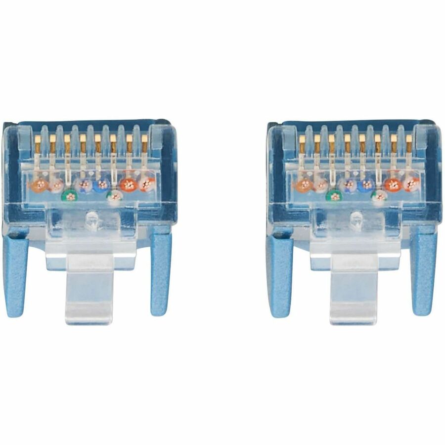Eaton Tripp Lite Series Cat6 Gigabit Snagless Molded UTP Ethernet Cable (RJ45 M/M), PoE, LSZH, Blue, 1.5 m (4.9 ft.)