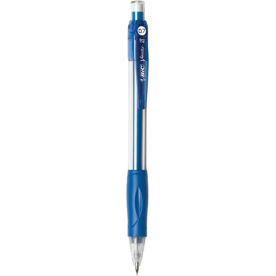 BIC Velocity Mechanical Pencil - #2 Lead - 0.7 mm Lead Diameter - Refillable - Blue Barrel - 12 / Box - Mechanical Pencils - BICMV711