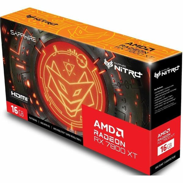 SAPPHIRE NITRO+ AMD RADEON™ RX 7800 XT GAMING OC 16GB GDDR6