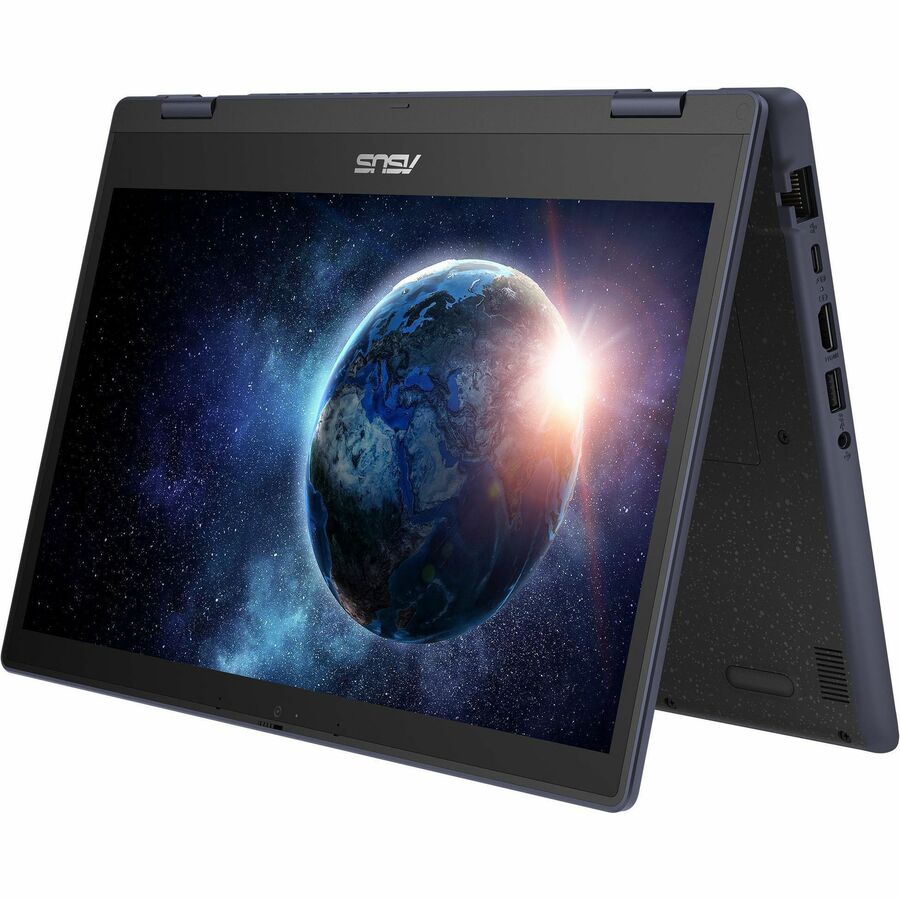 ASUS BR1402FGA 14-inch 2-in-1 laptop with touchscreen in grey — alternate view 2