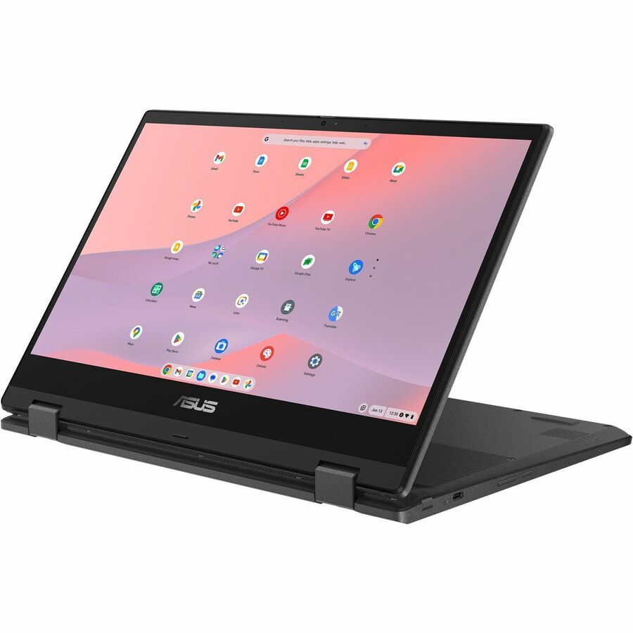 ASUS Chromebook Flip 14-inch grey 2-in-1 laptop with Full HD touchscreen — alternate view 2