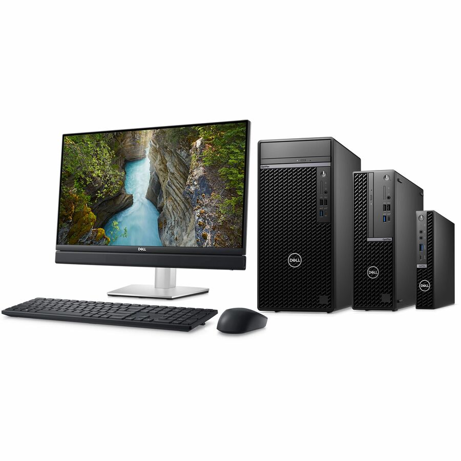 Dell OptiPlex 7000 7410 All-in-One Thin Client - Intel Pentium Gold G7400T Dual-core (2 Core) - Textured Black