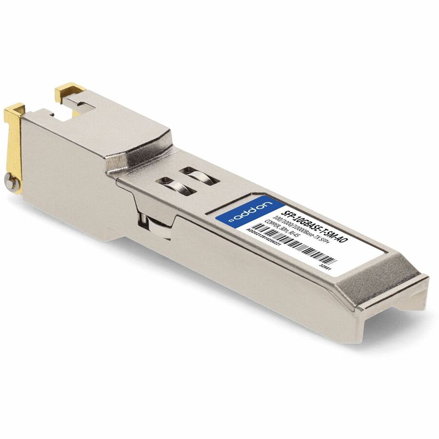 AddOn Networks SFP-10GBASE-T-SM-AO SFP+ RJ-45 10GBASE-T transceiver for 10 GbE copper links — alternate view 2