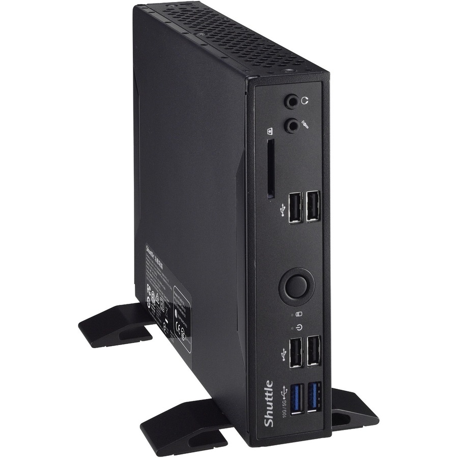Shuttle XPC slim DS20U Barebone System - Slim PC - Socket BGA-1528 - 1 x Processor Support - Celeron 5205U 1.90 GHz Dual-core (2 Core)