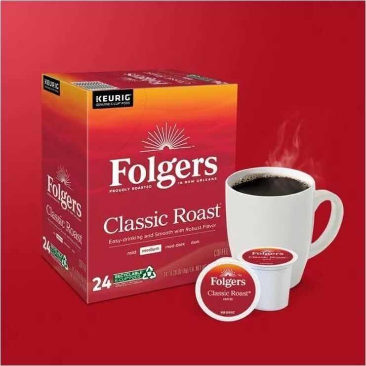 Folgers Ground Canister Classic Roast Coffee - Medium - 1 Each