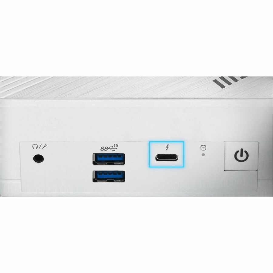 MSI Cubi 5 12M-266US Desktop Computer - Intel Core i3 12th Gen i3-1215U - 8 GB - 1 TB PCI Express NVMe SSD - Mini PC - Windows 11 - 1 Year Warranty