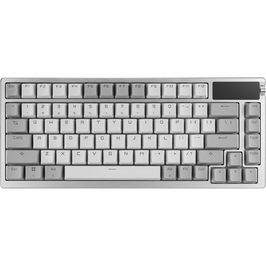 ASUS ROG Azoth wireless DIY custom gaming keyboard with OLED display and compact 75% layout — alternate view 2