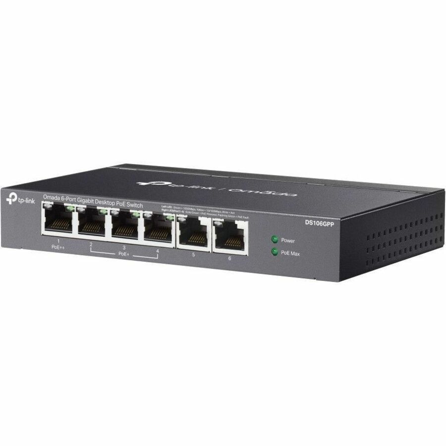 Omada Omada 6-Port Gigabit Desktop Switch with 3-Port PoE+ and 1-Port PoE++