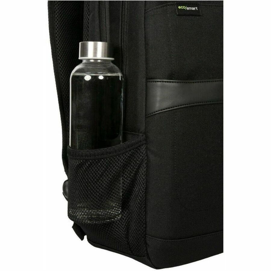 Targus GeoLite EcoSmart TSB962GL Carrying Case (Backpack) for 14" to 16" Notebook, Water Bottle, Umbrella, Travel - Black