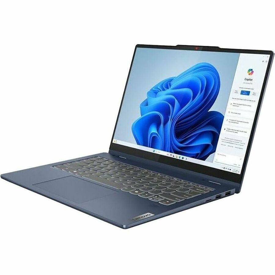 Lenovo IdeaPad 5 14IRU9 83DT000MUS 14" Touchscreen Convertible 2 in 1 Notebook - WUXGA - 60 Hz - Intel Core 5 120U - 8 GB - 256 GB SSD - English (US) Keyboard - Cosmic Blue