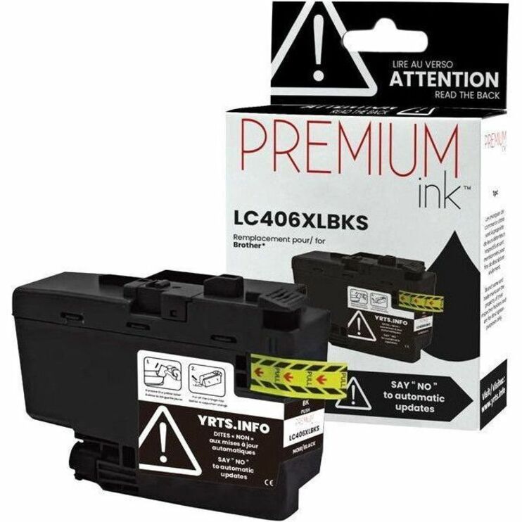 Nutone-Densi Inkjet Ink Cartridge LC406XLBKS - Pigment Black, Color - 1 Each