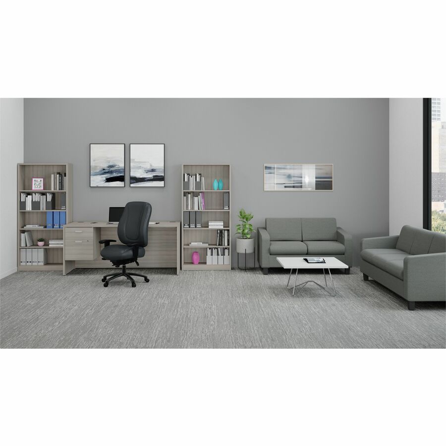 Newland 65.6" Bookcase, Noce Grigio