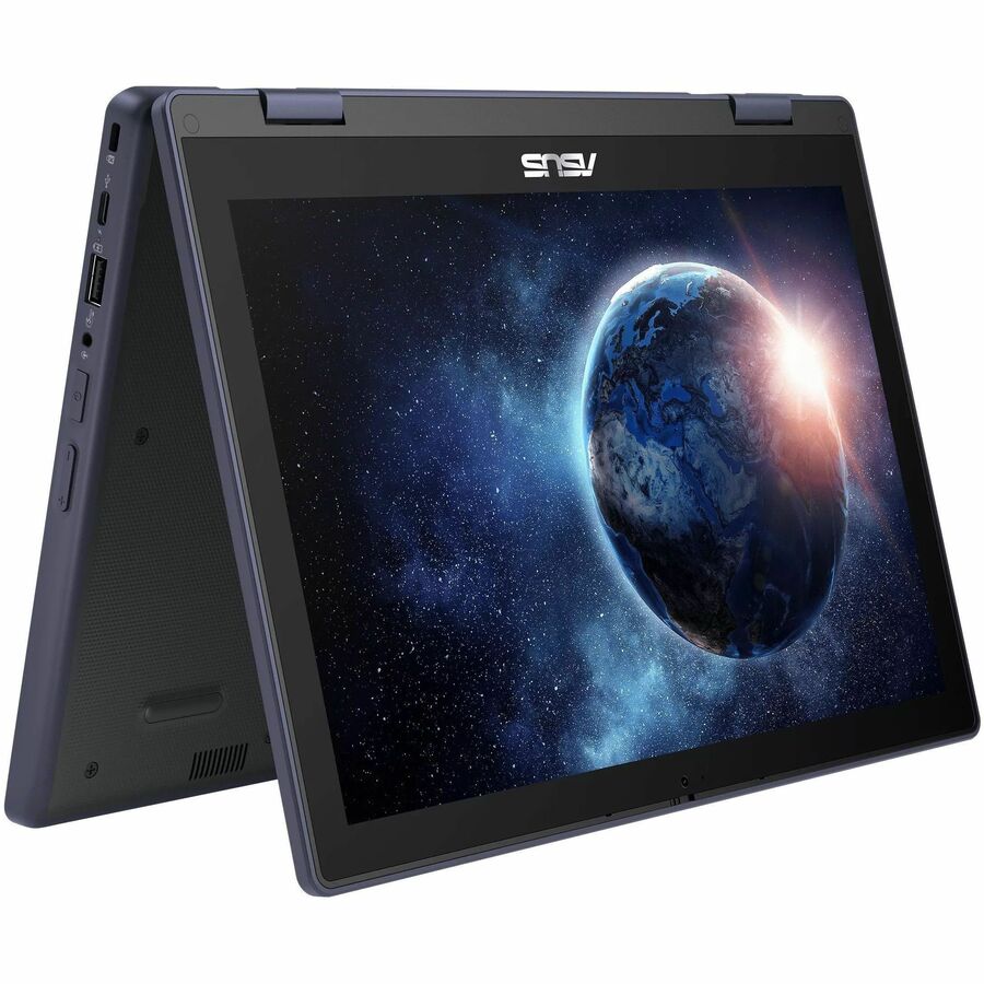 ASUS BR1204FGA 12.2-inch 2-in-1 notebook with WUXGA touchscreen and mineral grey finish — alternate view 2