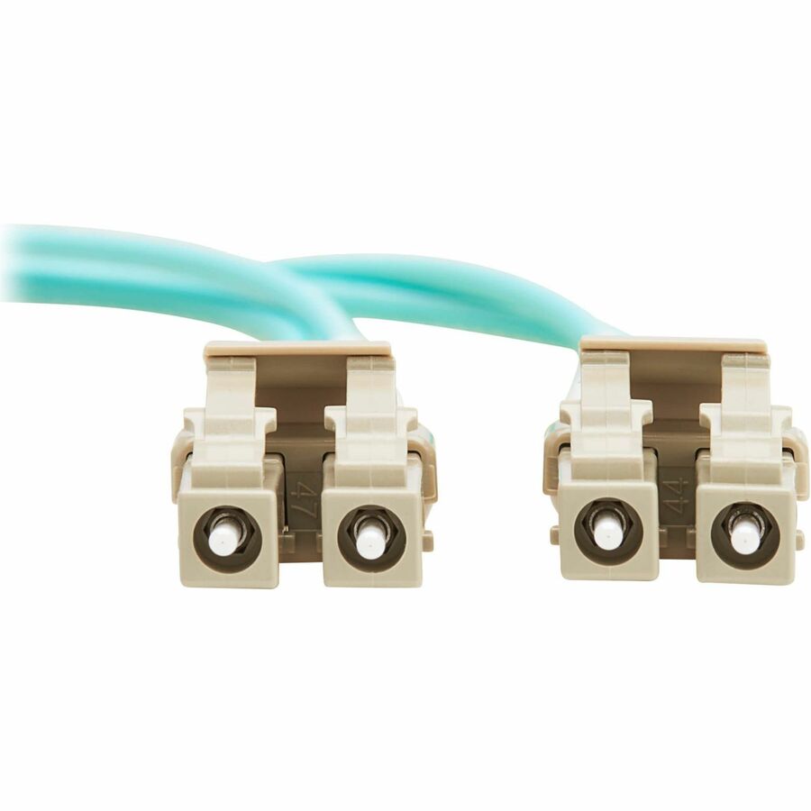 Eaton Tripp Lite Series 10Gb Duplex Multimode 50/125 OM3 OFNP Fiber Patch Cable (LC/LC) - Aqua, 7 m (23 ft.), TAA