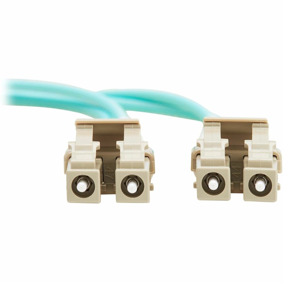 Eaton Tripp Lite Series 10Gb Duplex Multimode 50/125 OM3 OFNP Fiber Patch Cable (LC/LC) - Aqua, 6 m (19.7 ft.), TAA