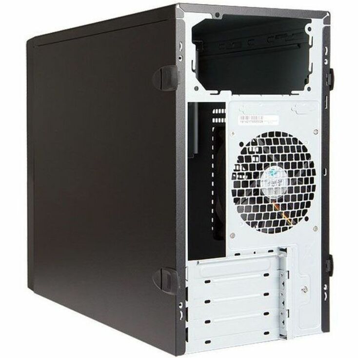 IN WIN EM048.CQ450TB3 micro-ATX mini tower case with pre-installed 450 W power supply — alternate view 2