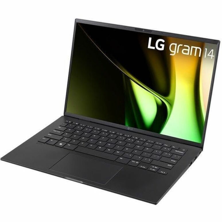 LG gram 14Z90S-V.APB5U1 14" Notebook - WUXGA - 60 Hz - Intel Core Ultra 7 1st Gen 155H - 16 GB - 512 GB PCI Express NVMe 4.0 SSD - Obsidian Black
