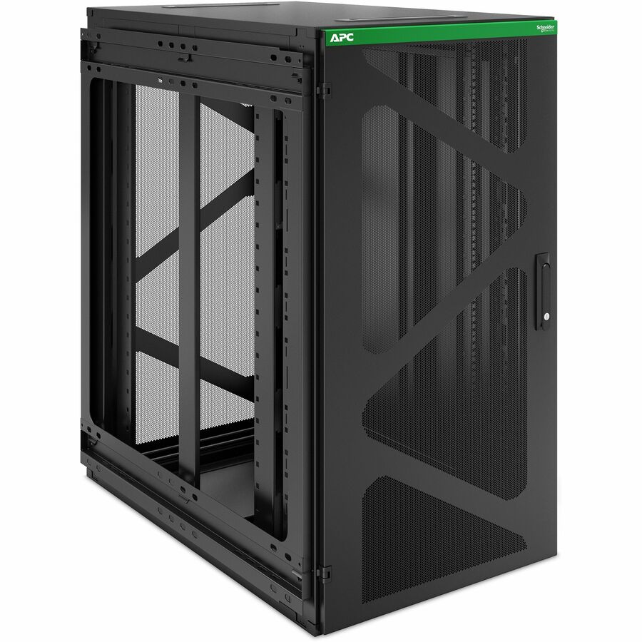 APC NetShelter 24U Wallmount Rack Enclosure Cabinet Side Mount UPS Depth