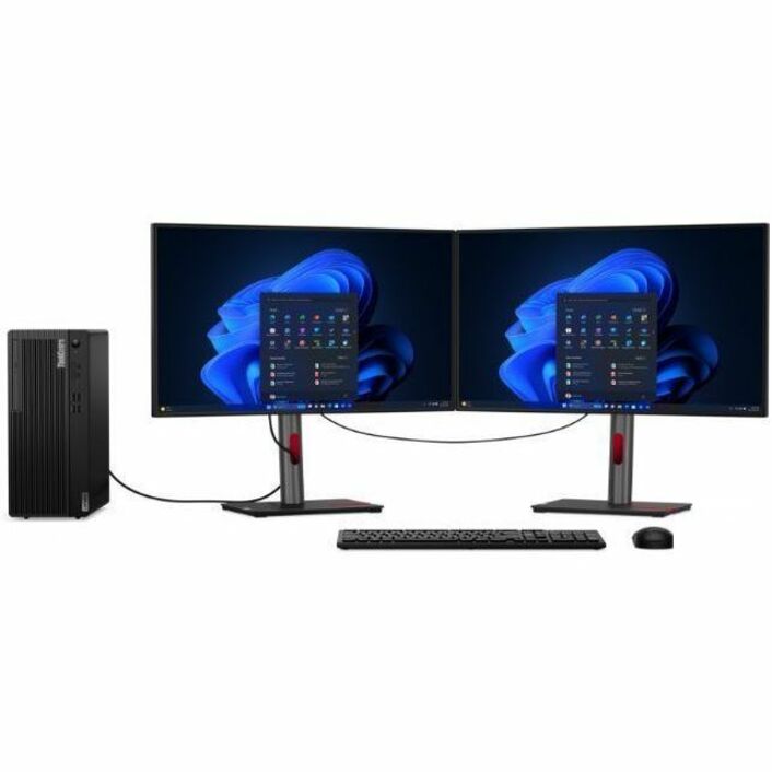 Lenovo ThinkCentre M70t Gen 5 12U0000MUS Desktop Computer - Intel Core i5 14th Gen i5-14500 - vPro Technology - 16 GB - 256 GB SSD - Tower - Black