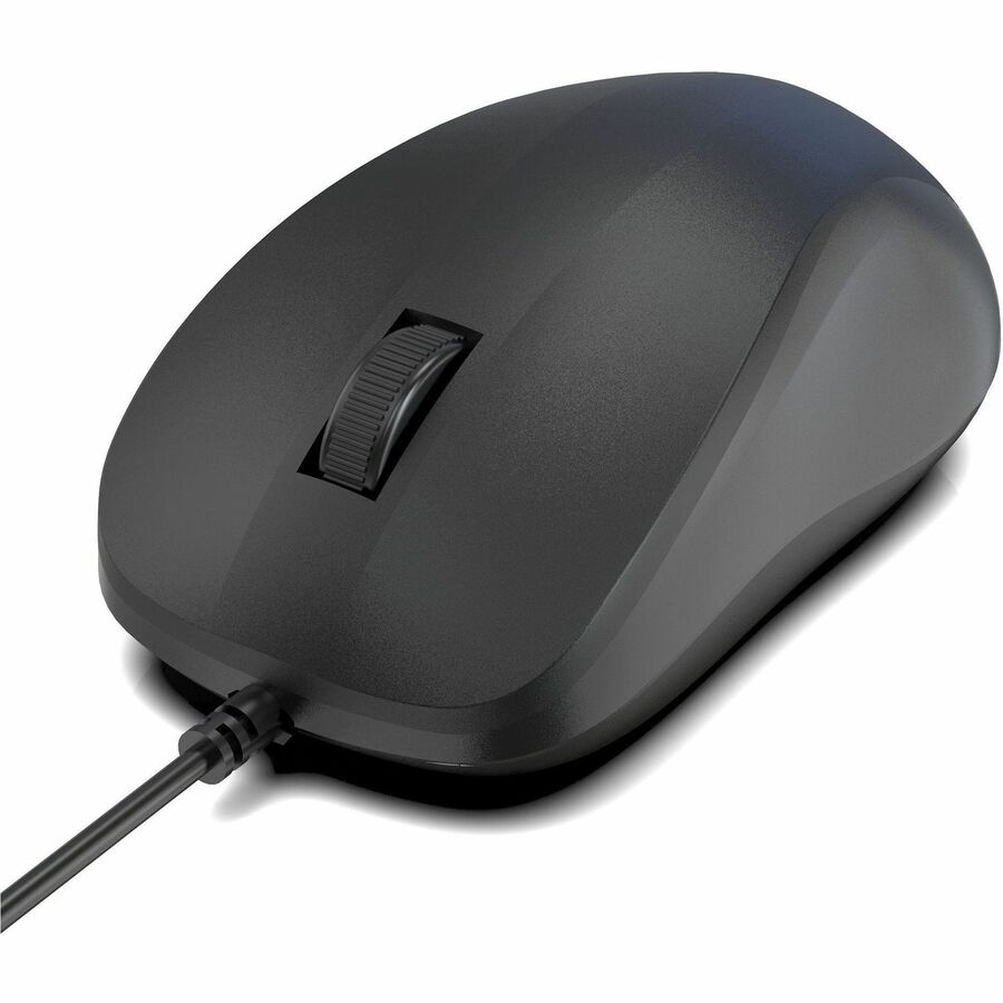 Rocstor Premium QM1 Silent Clicking USB Wired Contoured Mouse - 1200 dpi