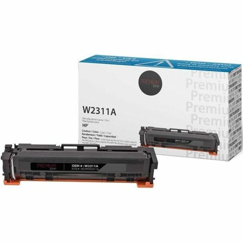 Premium Tone Laser Toner Cartridge W2311A - Cyan - 1 Each