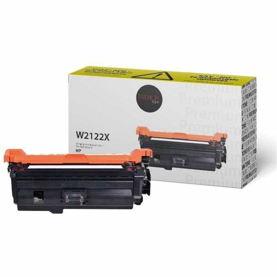 Premium Tone Laser Toner Cartridge W2122X - Yellow - 1 Each