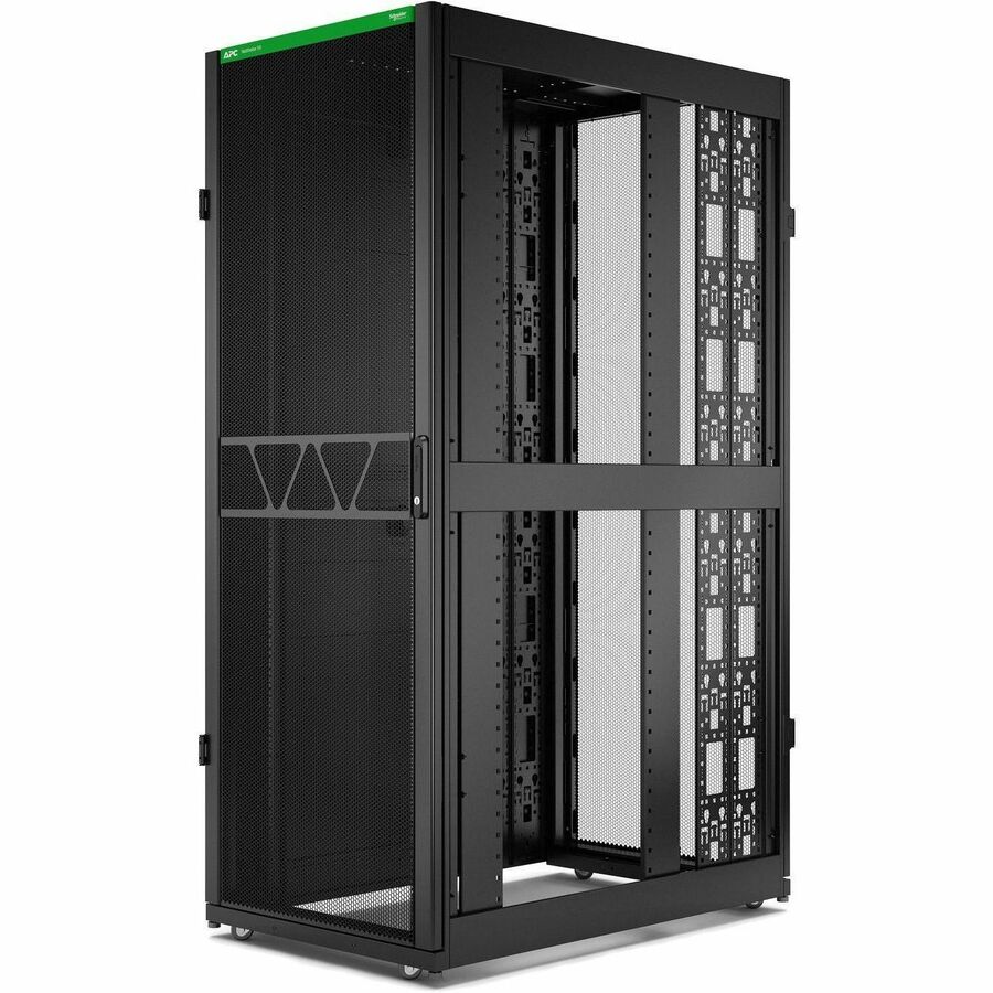 APC NetShelter SX Server Rack Gen 2, 42U, 1991H x 750W x 1200D mm, with Sides, Black [TAA]