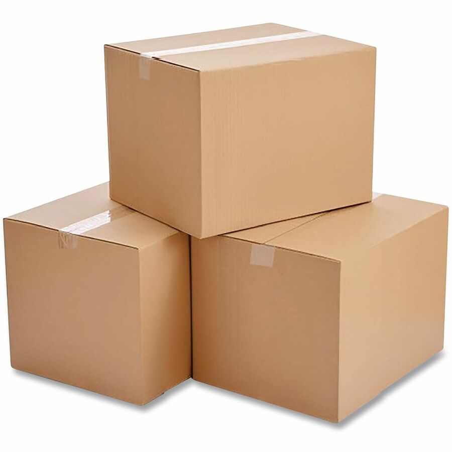 Universal Shipping Case - External Dimensions: 10" Length x 8" Width x 6" Height - Flap Closure - Corrugated Kraft - Brown Kraft - 25 / Bundle