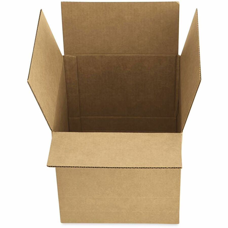Universal Shipping Case - External Dimensions: 18" Length x 12" Width x 6" Height - Flap Closure - Corrugated Kraft - Brown Kraft - 25 / Bundle