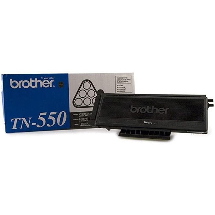Brother TN550 Original Toner Cartridge - Laser - 3500 Pages - Black - 1 Each