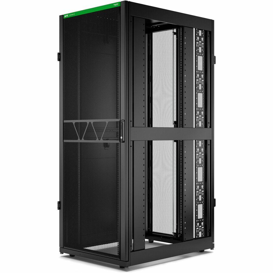 APC NetShelter SX Server Rack Gen 2, 42U, 1991H x 800W x 1070D mm, with Sides, Black [TAA]