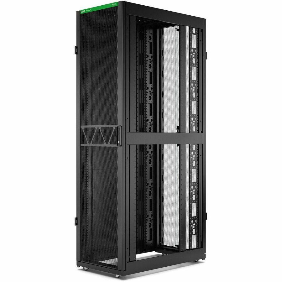 APC NetShelter SX Server Rack Gen 2, 48U, 2258H x 600W x 1070D mm, with Sides, Black [TAA]