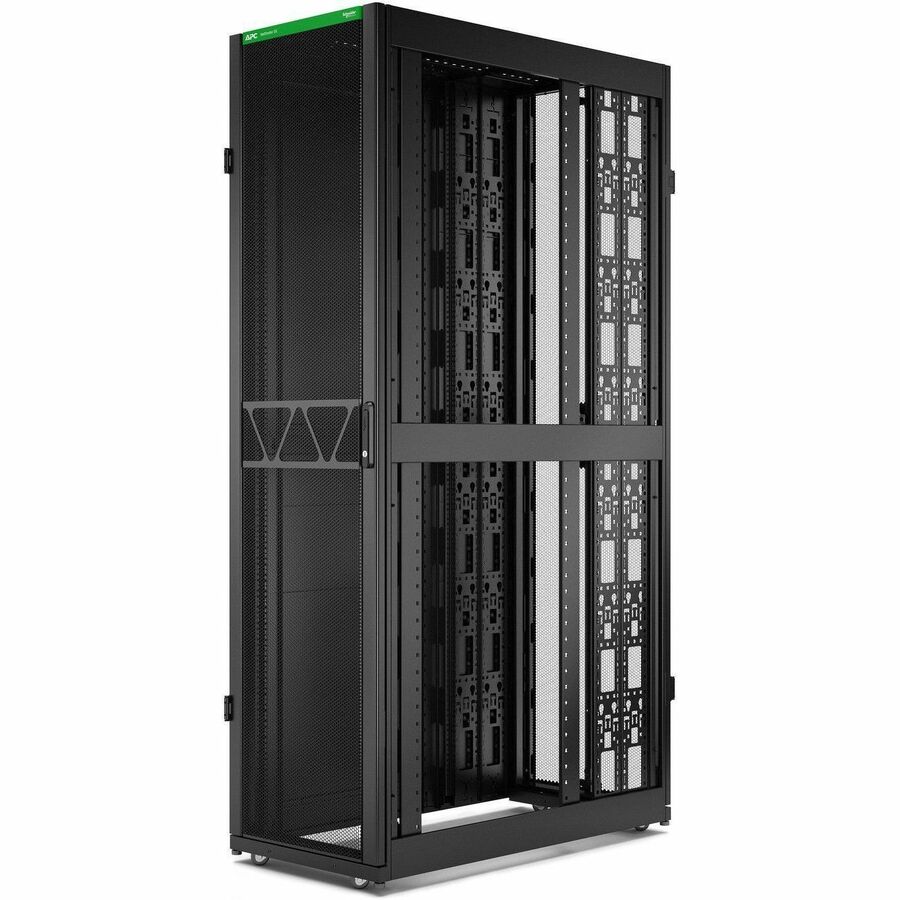 APC NetShelter SX Server Rack Gen 2, 48U, 2258H x 600W x 1200D mm, with Sides, Black [TAA]
