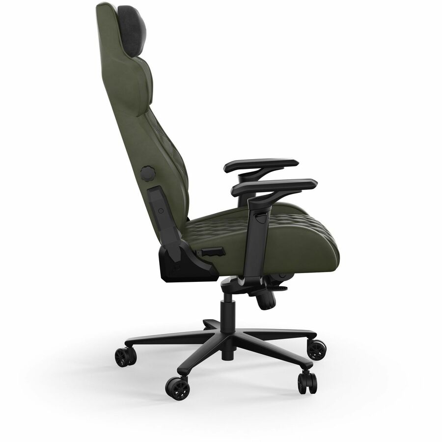 Corsair TC500 LUXE Gaming Chair - For Gaming - Fabric, Metal, Steel, Polyurethane, Foam - Sherwood