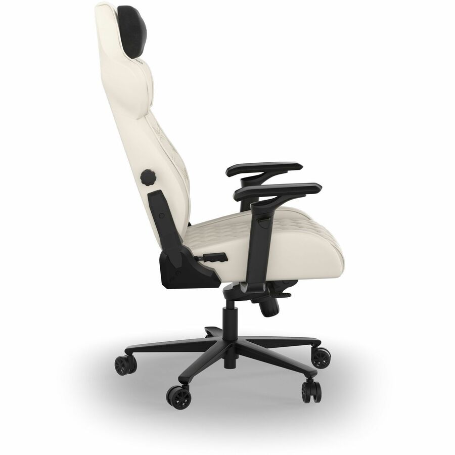 Corsair TC500 LUXE Gaming Chair - For Gaming - Fabric, Metal, Steel, Polyurethane, Foam - Frost