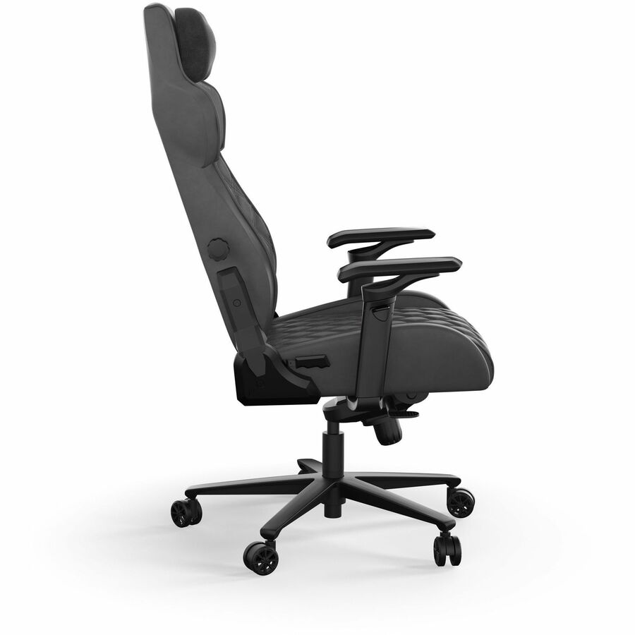 Corsair TC500 LUXE Gaming Chair - For Gaming - Fabric, Metal, Steel, Polyurethane, Foam - Shadow