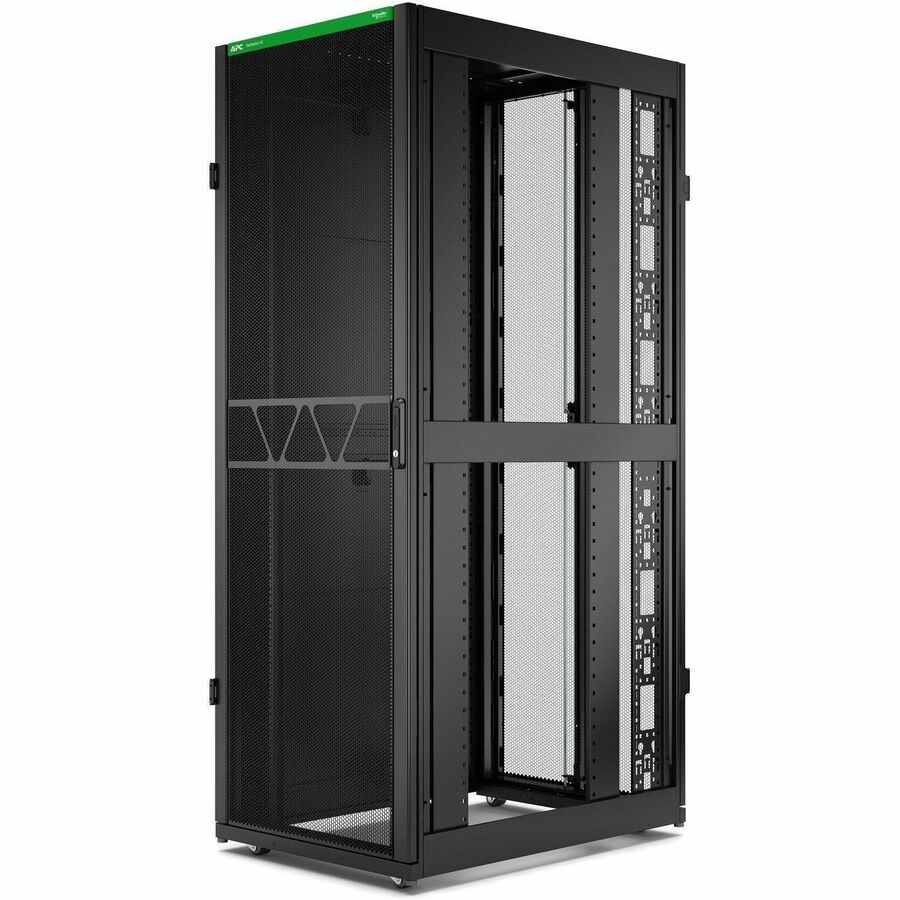 APC NetShelter SX Server Rack Gen 2, 45U, 2124H x 750W x 1070D mm, with Sides, Black [TAA]
