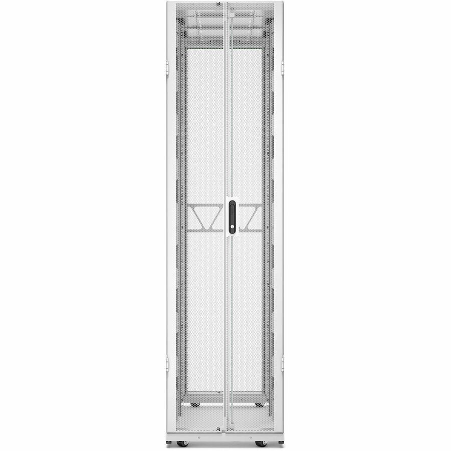 APC NetShelter SX Server Rack Gen 2, 48U, 2258H x 600W x 1200D mm, with Sides, White [TAA]