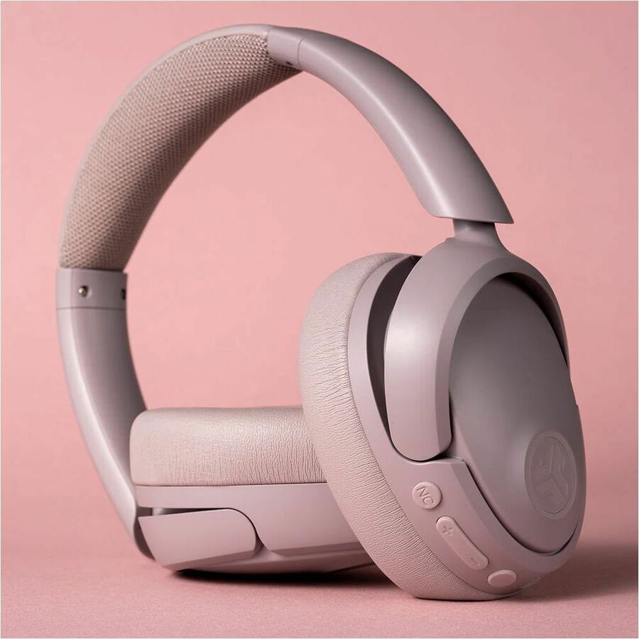JLab Audio JBuds Lux ANC wireless over-ear headphones in rose finish — alternate view 2